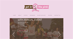 Desktop Screenshot of getinthepink.org
