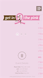 Mobile Screenshot of getinthepink.org